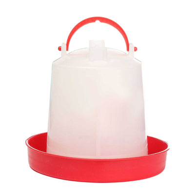 Rooster Farms 6L Automatic Chicken Drinker Poultry Waterer Bucket Chooks Ducks
