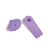 100x Cattle Ear Tags 5x2cm Purple Cow Sheep Pig Small Animal Livestock Label Tag - Front View