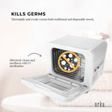 8L White Electric Towel Warmer UV Steriliser Cabinet Small Hot Heater Sanitiser - Extra Image