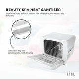 8L White Electric Towel Warmer UV Steriliser Cabinet Small Hot Heater Sanitiser - Top-Down View
