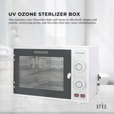 20L UV Ozone Tool Sterilizer Cabinet - Professional Salon Equipment for Nail and Beauty Tools - Front View