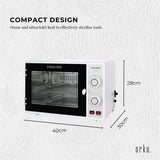20L UV Ozone Tool Sterilizer Cabinet - Professional Salon Equipment for Nail and Beauty Tools - Side View