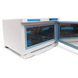 16L White UV Electric Towel Warmer Steriliser Cabinet Beauty Spa Heat Sanitiser - Side View