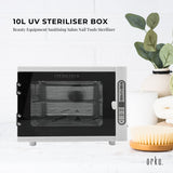 10L Professional UV Sanitizing Box for Hair and Beauty Tools - Rapid Sterilization Unit - Front View