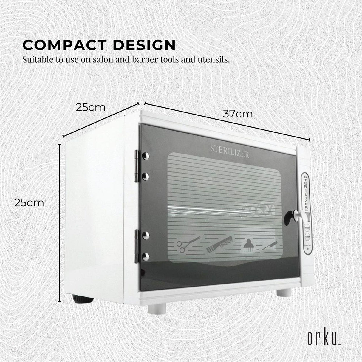10L Professional UV Sanitizing Box for Hair and Beauty Tools - Rapid Sterilization Unit