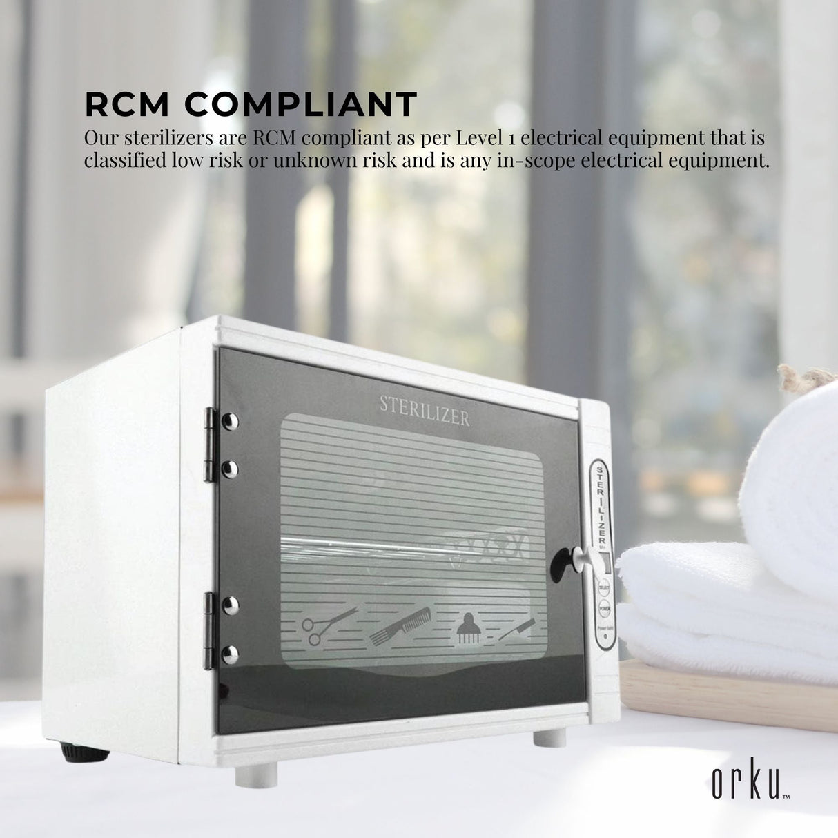 10L Professional UV Sanitizing Box for Hair and Beauty Tools - Rapid Sterilization Unit