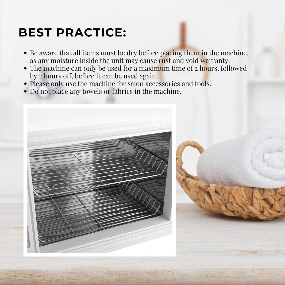 Orku 10L UV Steriliser Box Beauty Equipment Sanitising Salon Tools Sterilizer