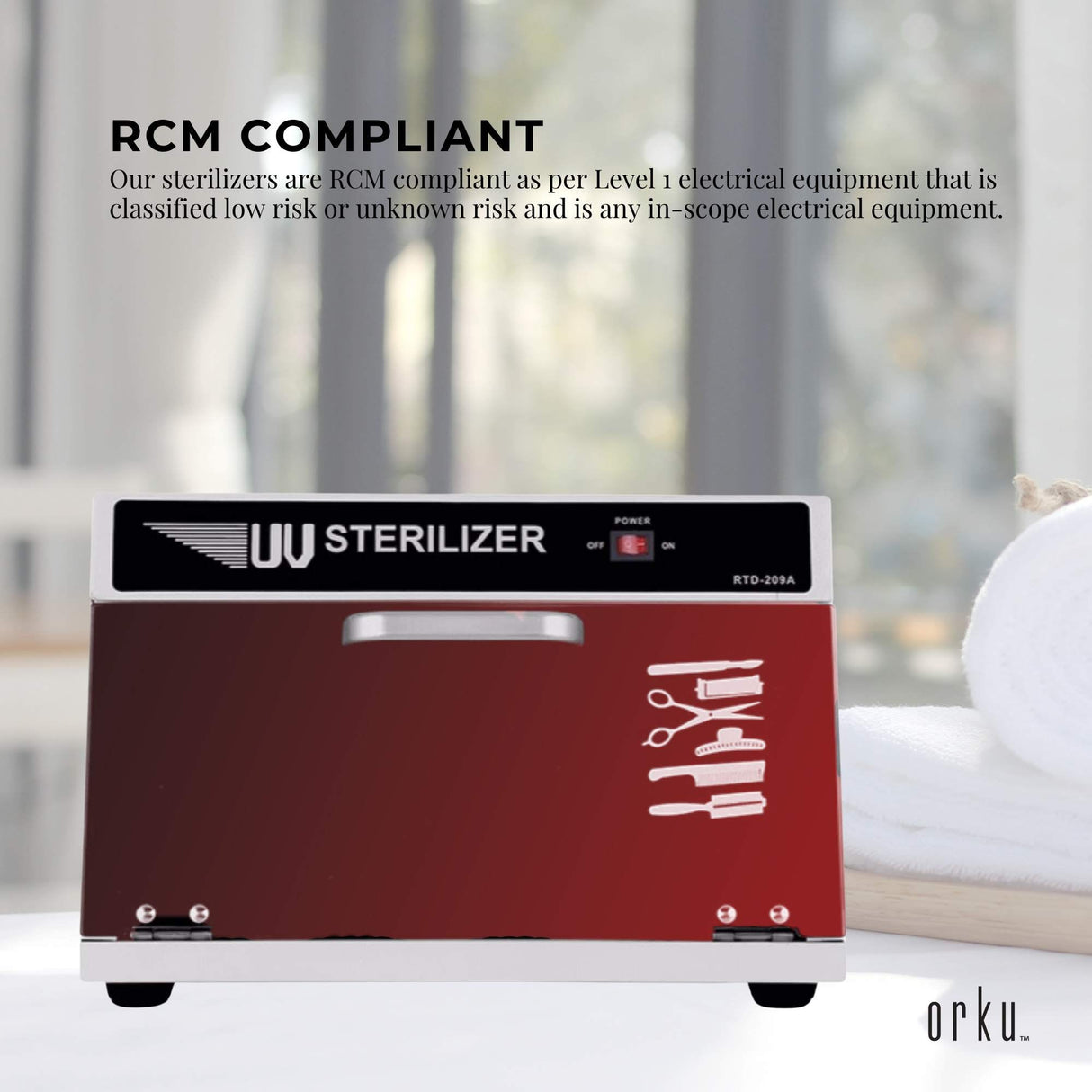 8L Professional UV Sterilizer Box for Salon and Nail Tools - Rapid Sanitization System
