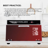 8L Professional UV Sterilizer Box for Salon and Nail Tools - Rapid Sanitization System - Rear View