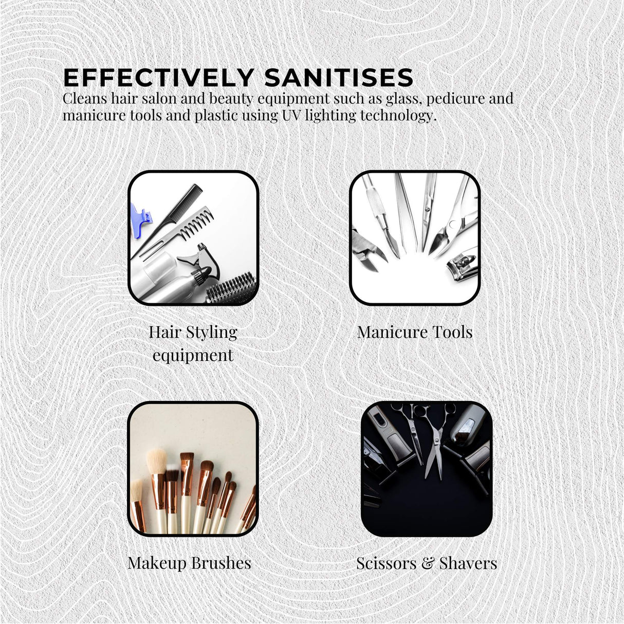 8L Professional UV Sterilizer Box for Salon and Nail Tools - Rapid Sanitization System