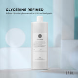 99.9% Pure 250mL Refined Pharmaceutical Glycerin from Soybean & Rapeseed - Front View
