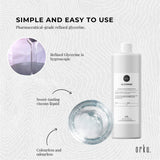 1L Pharmaceutical-Grade Refined Glycerine 99.9% Purity from Soybean and Rapeseed - 45-Degree Angle
