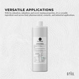 Orku 1L Glycerine 99.9% Pure USP Food + Cosmetic Grade – Vegetable Glycerol - Side View