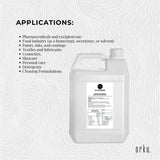 Orku 5L Glycerine 99.9% Pure USP Food + Cosmetic Grade – Vegetable Glycerol - 45-Degree Angle