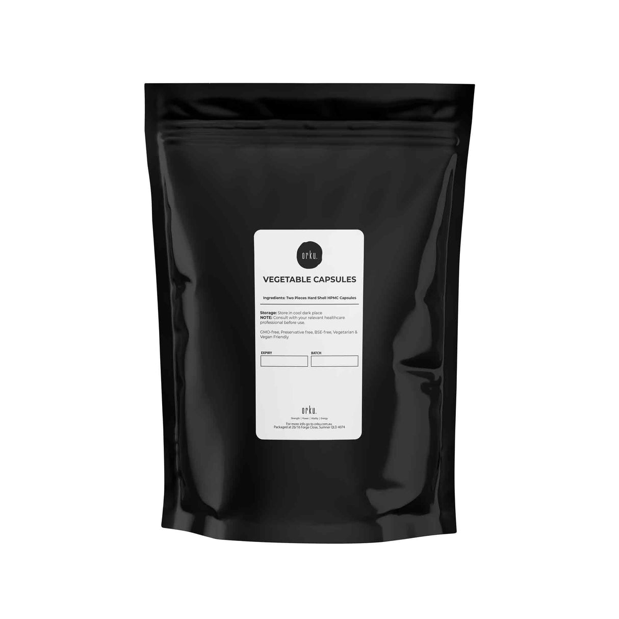 500x Empty Vegetable Capsules Size 00 - Unfilled Vegan Vege Clear Caps