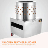 Rooster Farms 50cm Chicken Feather Plucker Electric Poultry Defeathering Machine - Front View