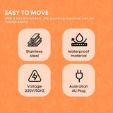 Free Shipping 50cm Chicken Feather Plucker Machine Electric Automatic Poultry - Rear View