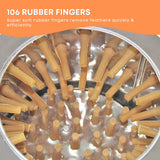 Free Shipping 50cm Chicken Feather Plucker Machine Electric Automatic Poultry - Close-Up Angle