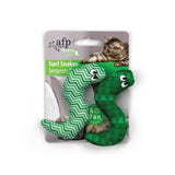 4x Pack Surf Snakes 9cm Catnip Cat Crinkle Toy Chase Kitten Teaser - Side View