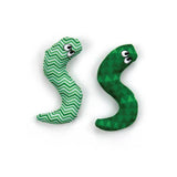 4x Pack Surf Snakes 9cm Catnip Cat Crinkle Toy Chase Kitten Teaser - Close-Up Angle