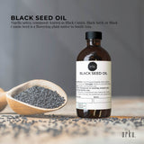 100ml Pure Black Seed Oil - 100% Ethiopian Nigella Sativa Cumin Cold Pressed - Front View