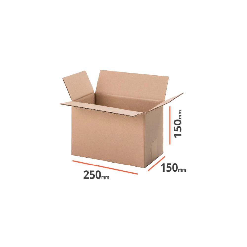 30-Pack Small Corrugated Cardboard Boxes for Moving, Storage, and Shipping - 250x150x150mm