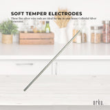 1x 7 Silver Rod 12 Gauge 99.99% High Purity Fine Soft Wire Colloidal Electrode - Rear View