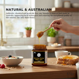 Orku 250g MGO 100+ Australian Manuka Honey - 100% Raw Natural Pure Jelly Bush - 45-Degree Angle