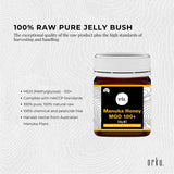 Orku 250g MGO 100+ Australian Manuka Honey - 100% Raw Natural Pure Jelly Bush