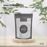 Orku 1Kg MSM Powder or Crystals - 99.9% Pure USP Grade Methylsulfonylmethane - Front View