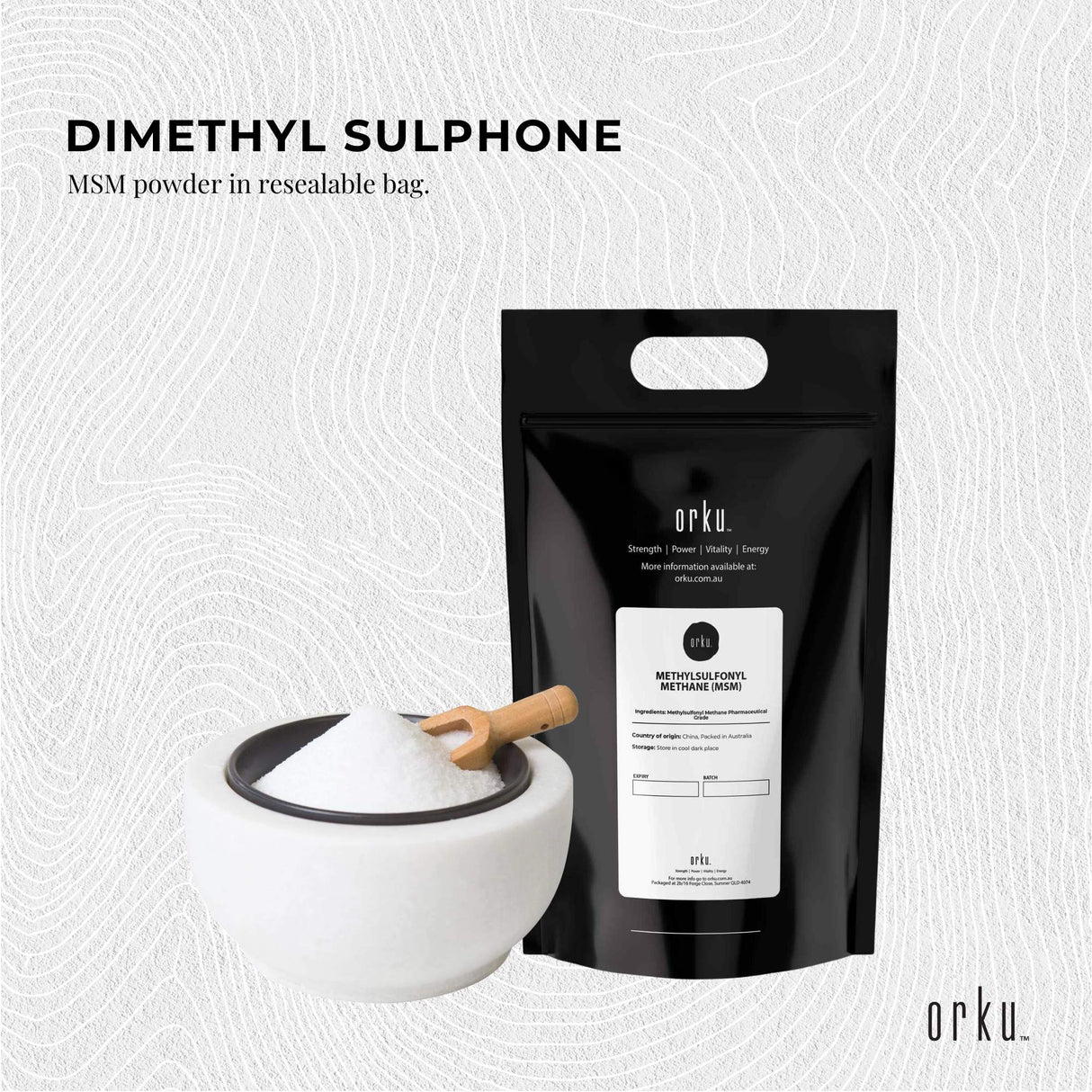 10Kg Pharmaceutical Grade MSM Powder - 99% Pure Methylsulfonylmethane Crystals