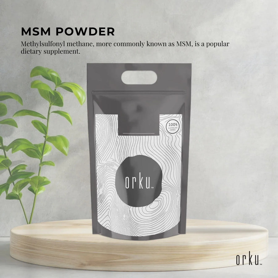Orku 20Kg MSM Powder or Crystals - 99.9% Pure USP Grade Methylsulfonylmethane