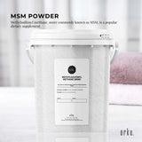 800g Pure MSM Crystals or Powder - High-Quality Methylsulfonylmethane Supplement - Front View