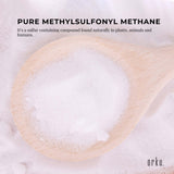 800g Pure MSM Crystals or Powder - High-Quality Methylsulfonylmethane Supplement - Rear View