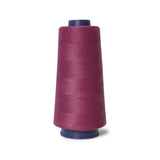 5x Cerise Cherry Pink Sewing Overlocker Thread - 2000m Hemline Polyester Spools - Front View