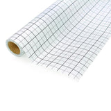 Grid Pattern Tracing Paper Birch 10m x 80cm Black Printed Dressmakers Sewing Roll - Side View