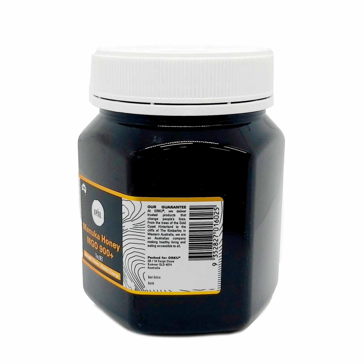 Orku 1Kg MGO 900+ Australian Manuka Honey - 100% Raw Natural Pure Jelly Bush