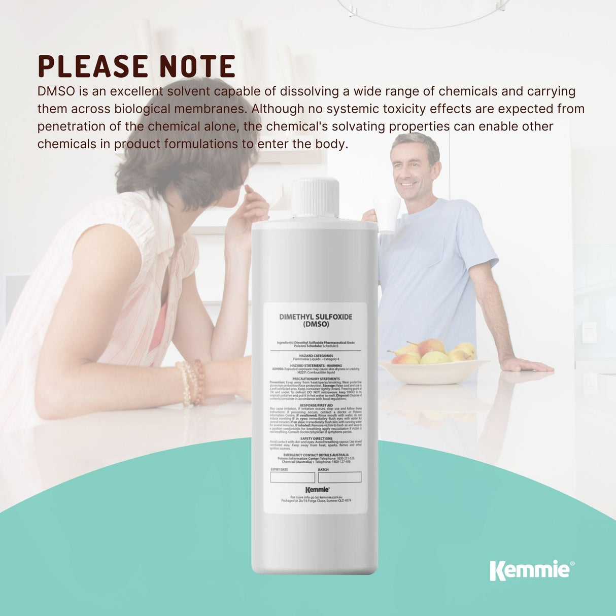 1L Pharmaceutical Grade Dimethyl Sulfoxide (DMSO) 99.9% Pure Liquid Solvent