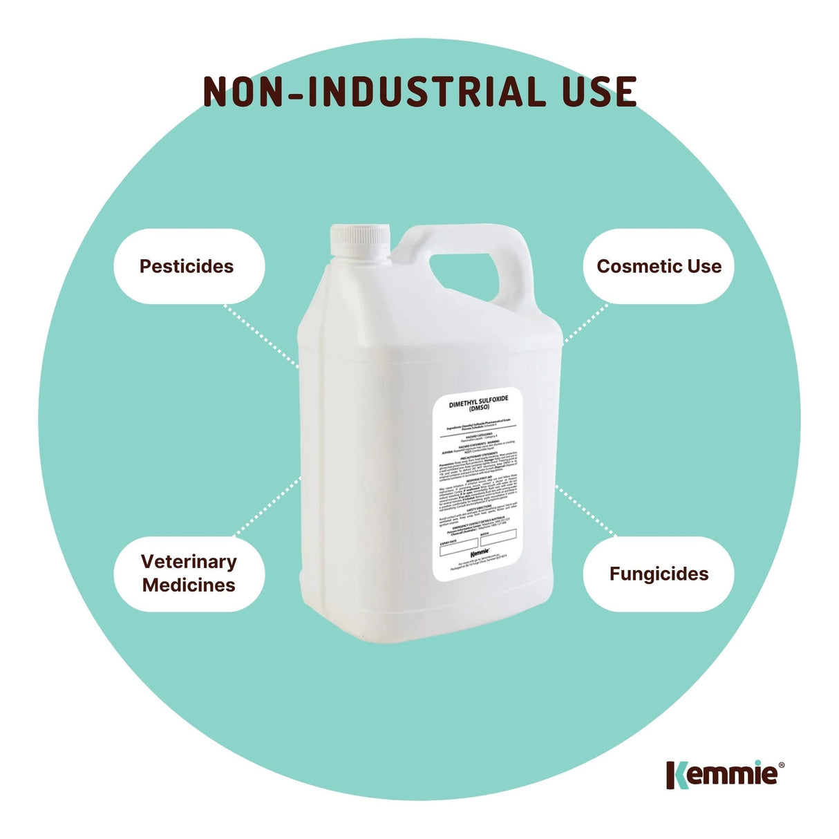 5L Premium Pharmaceutical Grade DMSO 99.9% Pure Dimethyl Sulfoxide Liquid