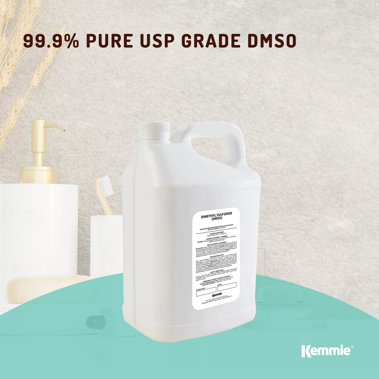 5L Premium Pharmaceutical Grade DMSO 99.9% Pure Dimethyl Sulfoxide Liquid