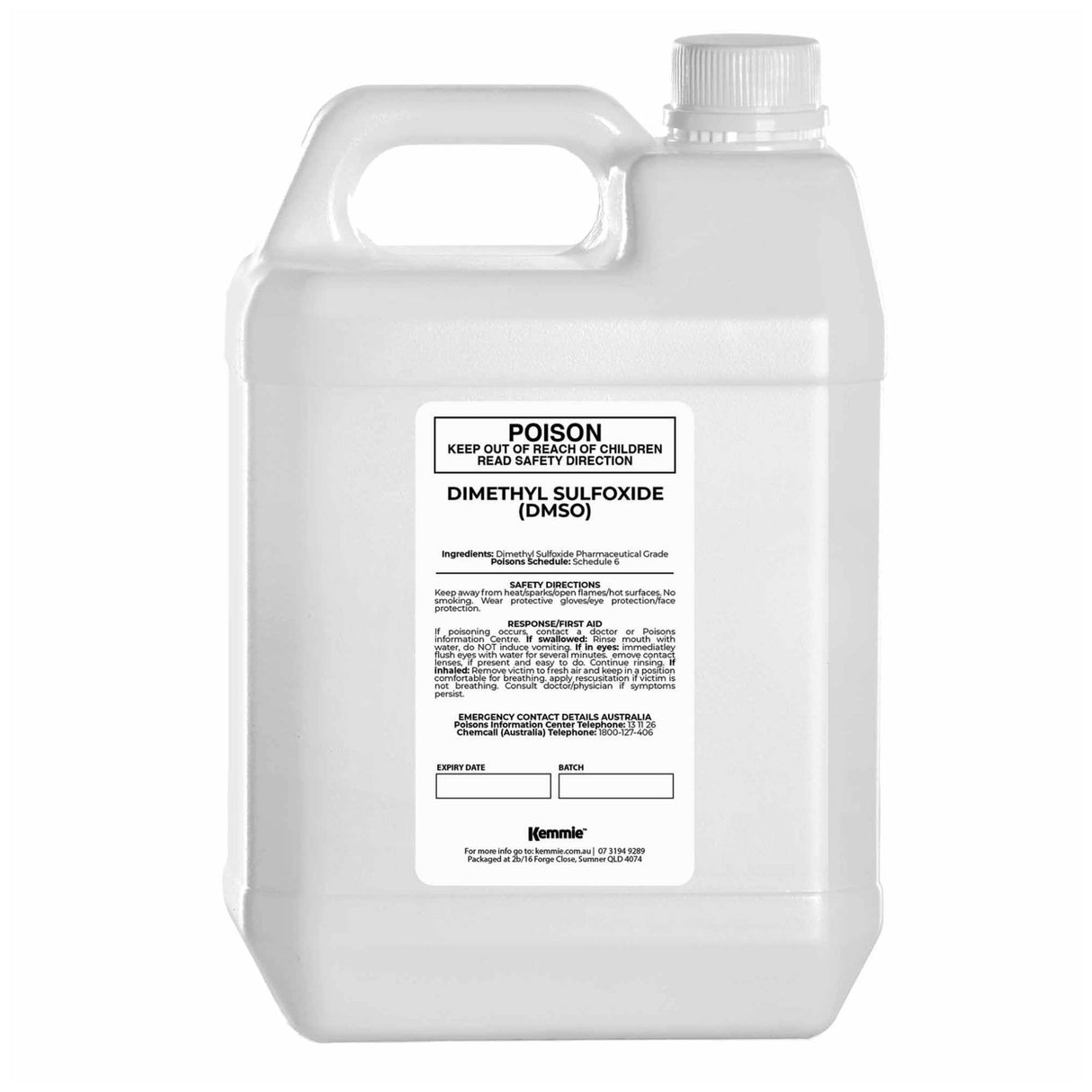 5L Premium Pharmaceutical Grade DMSO 99.9% Pure Dimethyl Sulfoxide Liquid