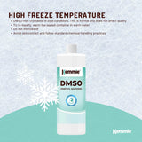 Kemmie 500ml DMSO Liquid 99.9% Pure -  USP Grade Dimethyl Sulfoxide Solvent - Top-Down View
