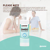 Kemmie 500ml DMSO Liquid 99.9% Pure -  USP Grade Dimethyl Sulfoxide Solvent - Rear View