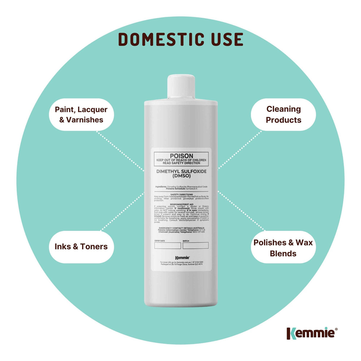 500ml 99.9% Pure Pharmaceutical Grade Dimethyl Sulfoxide (DMSO) Liquid Solvent