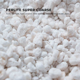 100L Perlite Organic Super Coarse Premium Soil Expanded Medium Plants Hydroponic - Side View