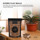 1L Hydro Clay Balls - Natural Premium Hydroponic Expanded Plant Growing Medium - Front View