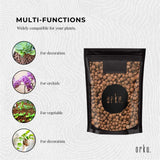 1L Hydro Clay Balls - Natural Premium Hydroponic Expanded Plant Growing Medium - 45-Degree Angle