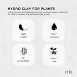 10L Hydro Clay Balls - Natural Premium Hydroponic Expanded Plant Growing Medium - Low Angle