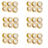36x 3M Scotch Clear Packaging 370 Tape 48mmx75m Strong Packing Moving Adhesive - Front View