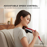 Orku Handheld Body Massager 6 Heads Adjustable Speed Neck Shoulder Back Legs Red - 45-Degree Angle